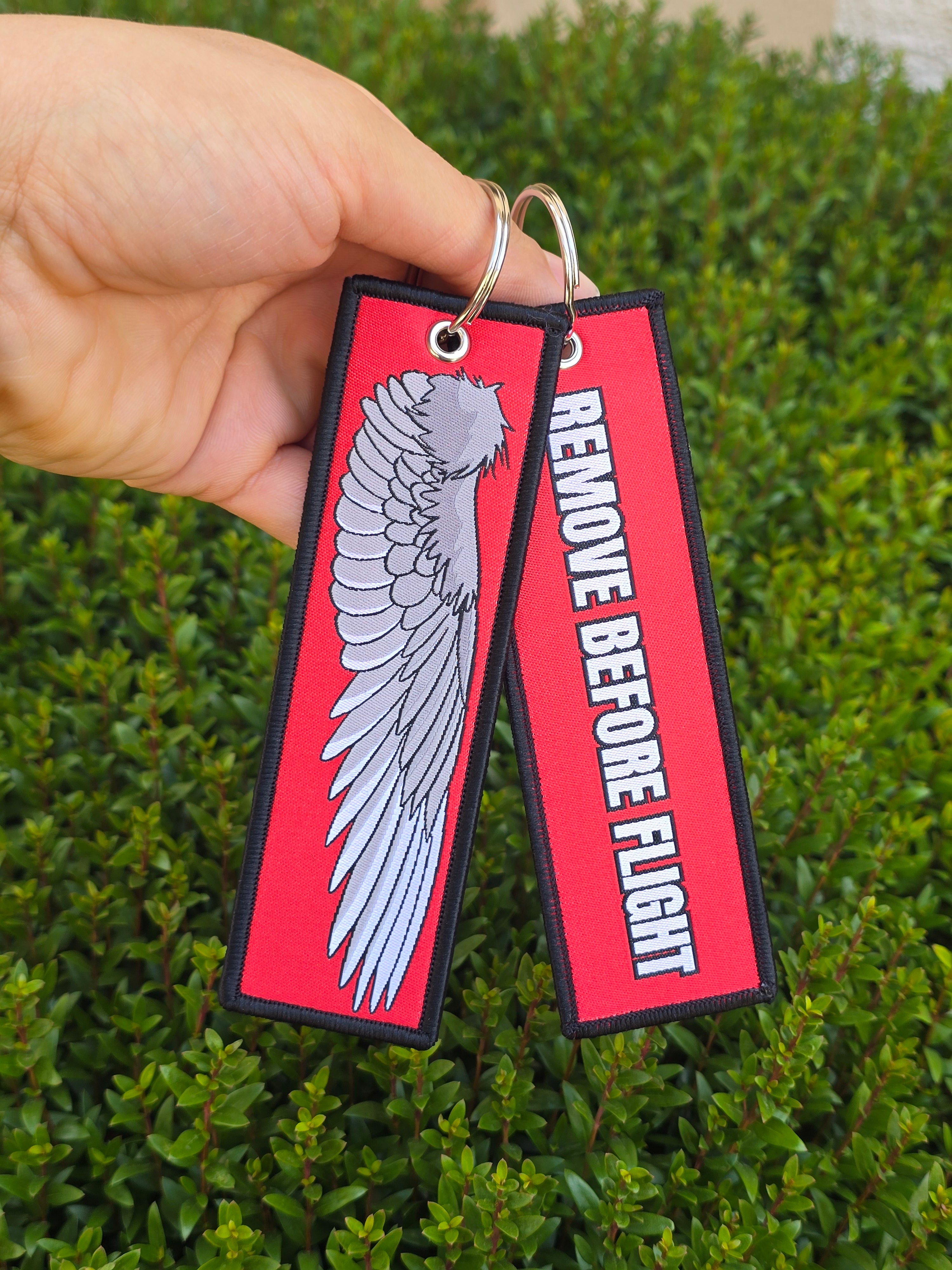 Remove Before Flight Woven Jet Tag