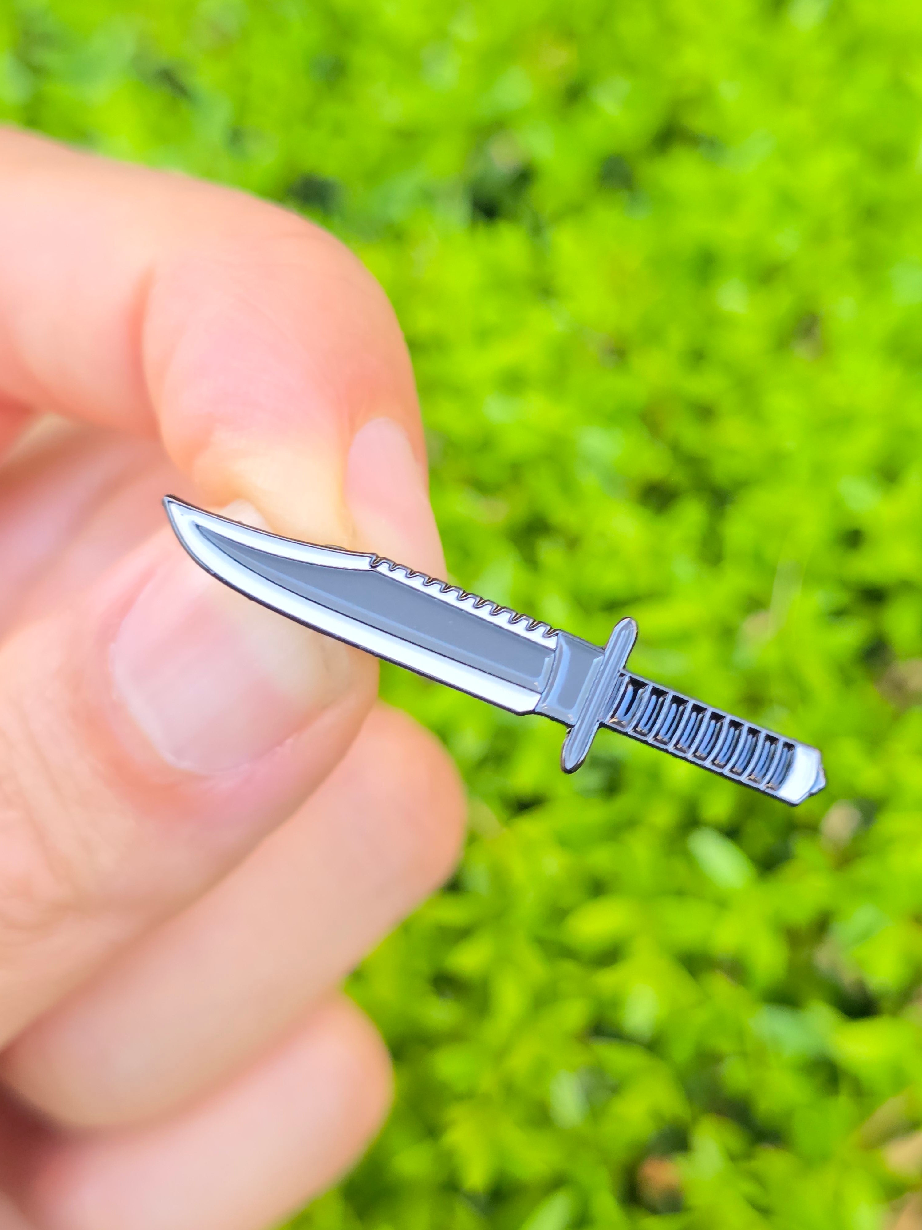 Play Time Tactical Knife Soft Enamel Pin