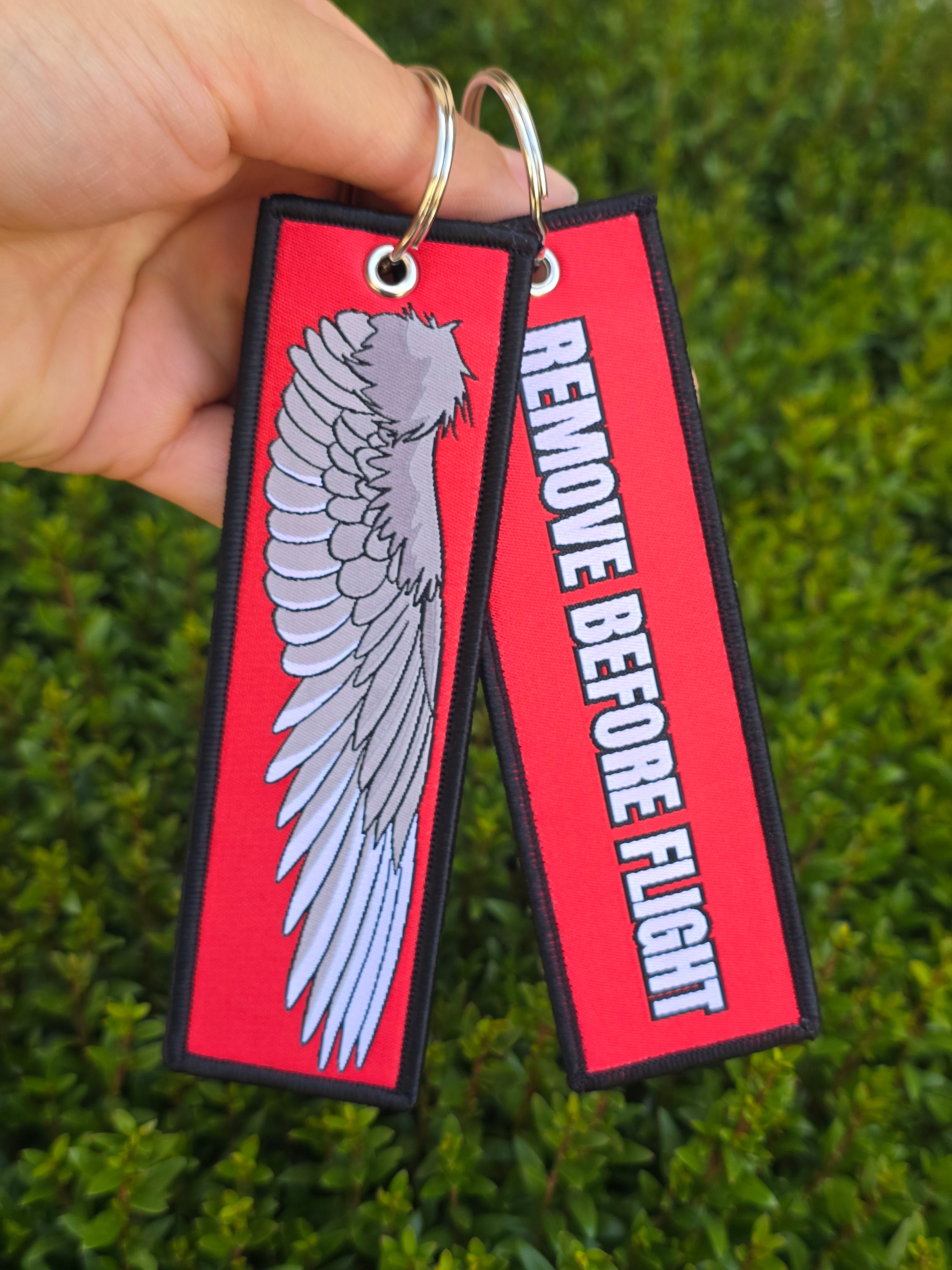 Remove Before Flight Woven Jet Tag