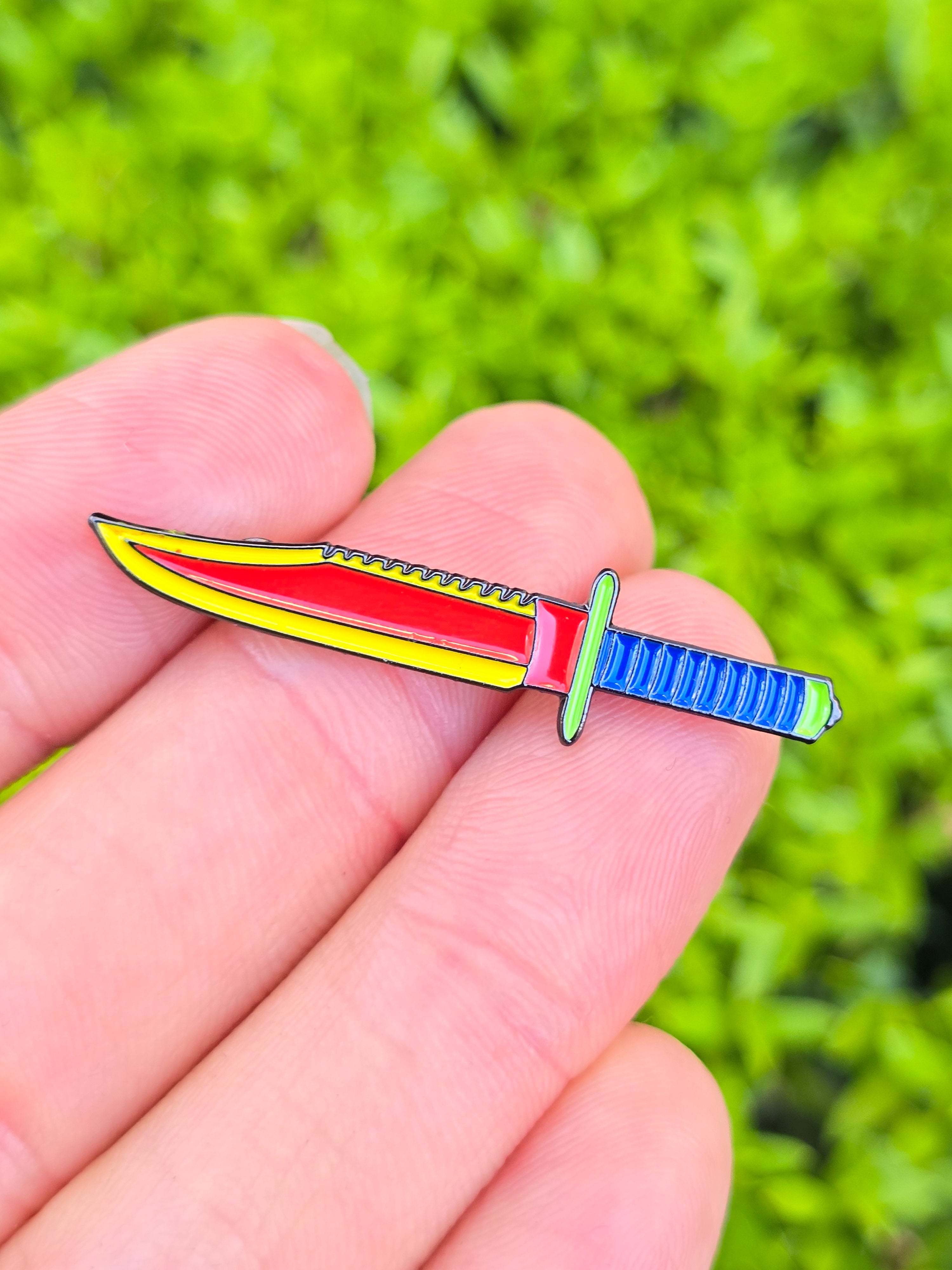 Play Time Tactical Knife Soft Enamel Pin
