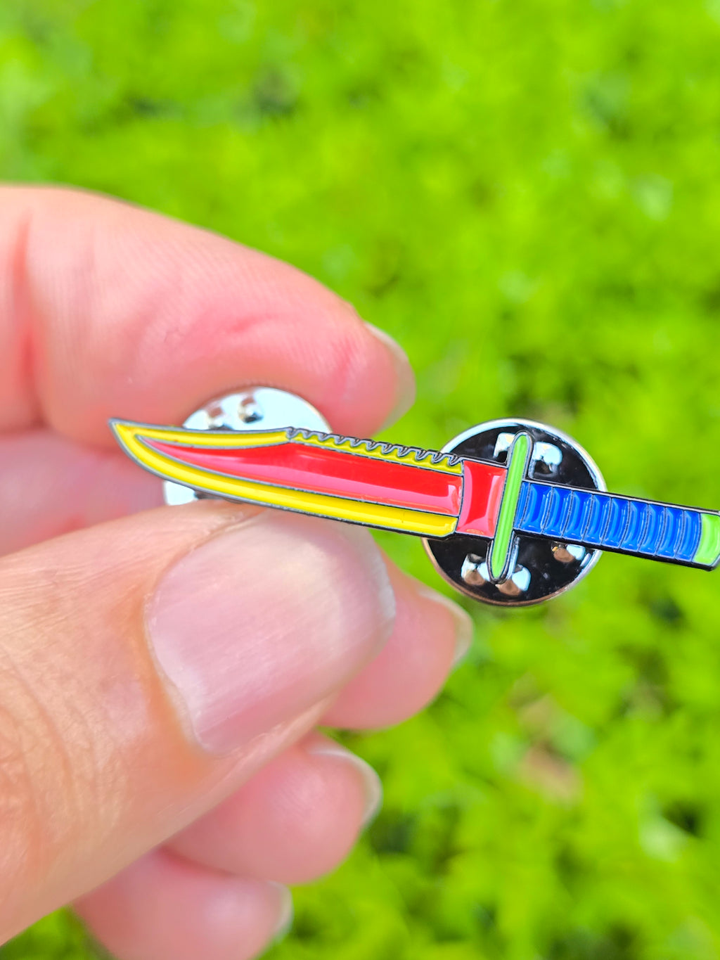 Play Time Tactical Knife Soft Enamel Pin