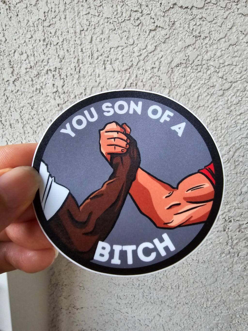 Iconic Handshake Sticker / waterproof decal