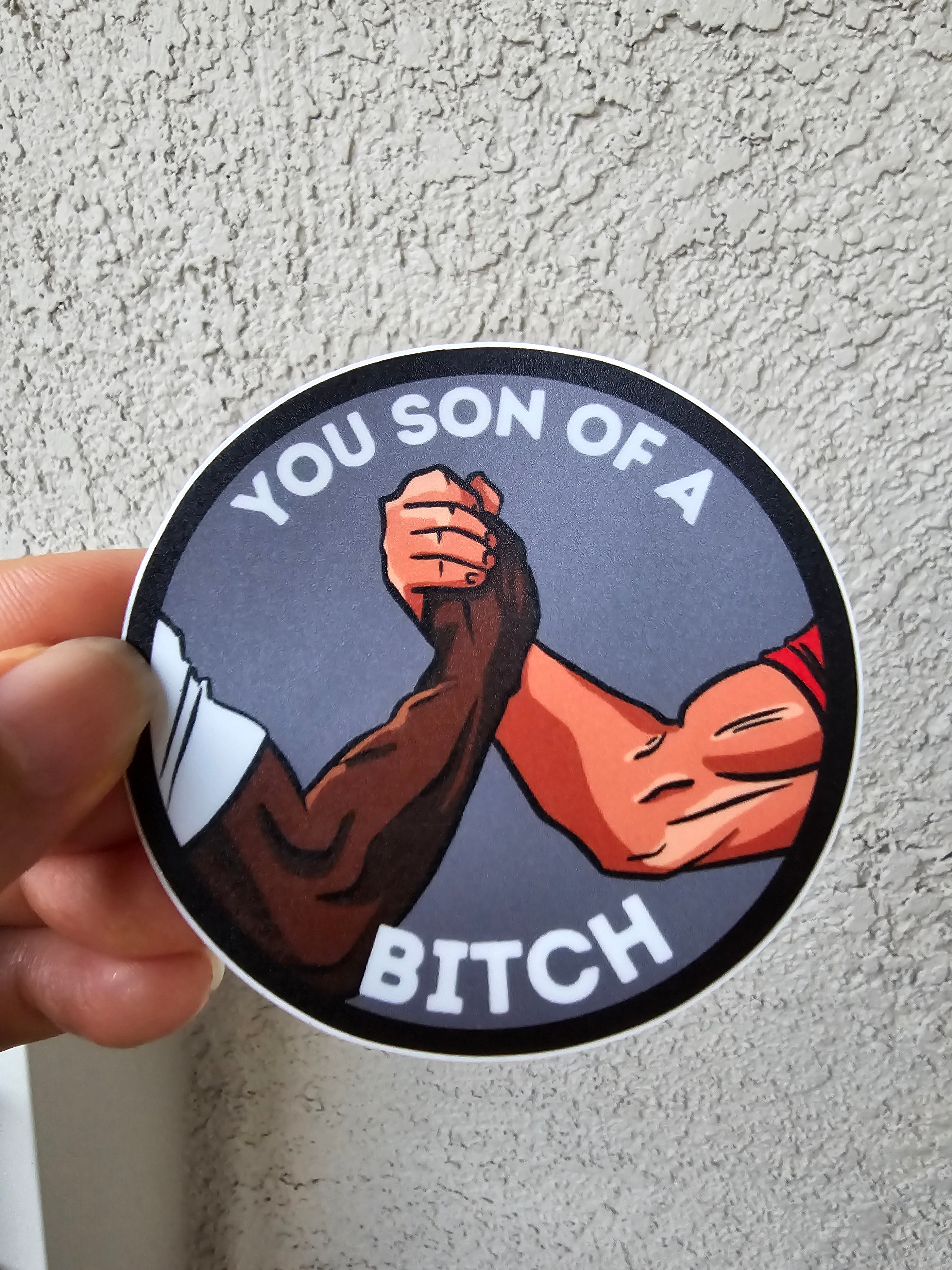 Iconic Handshake Sticker / waterproof decal