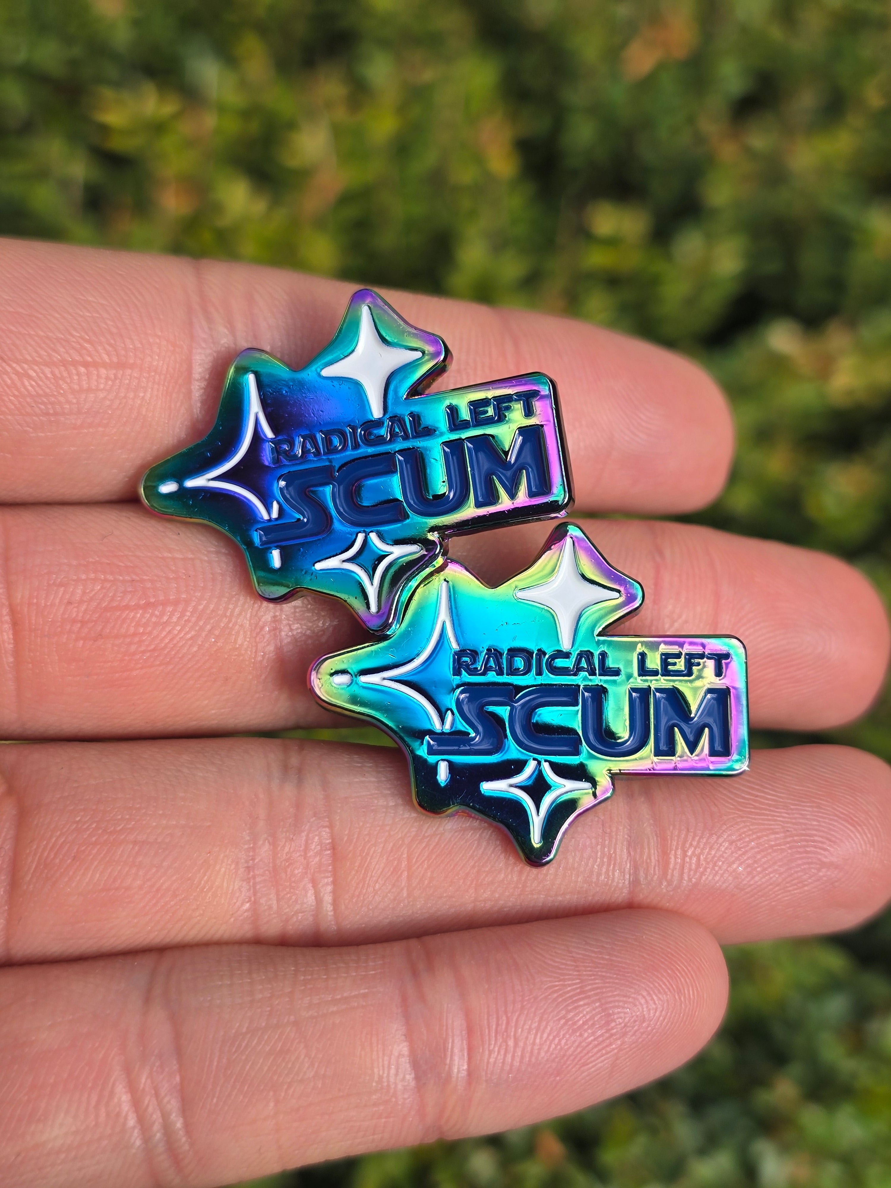 Radical Left Scum Pin