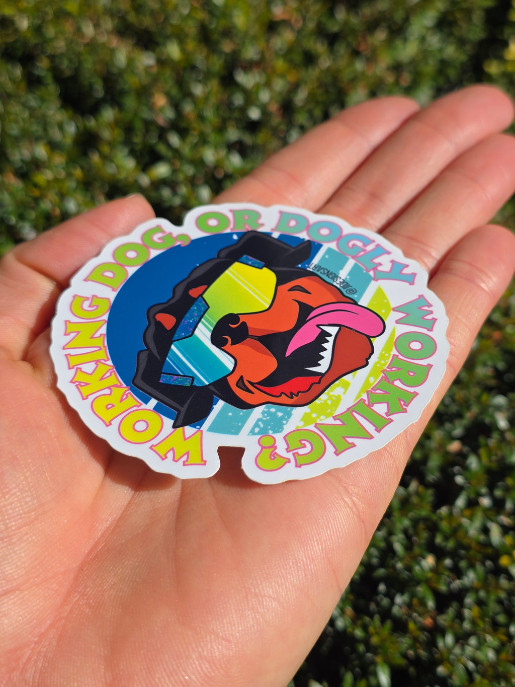 Working Party Dog Rottweiler Sticker