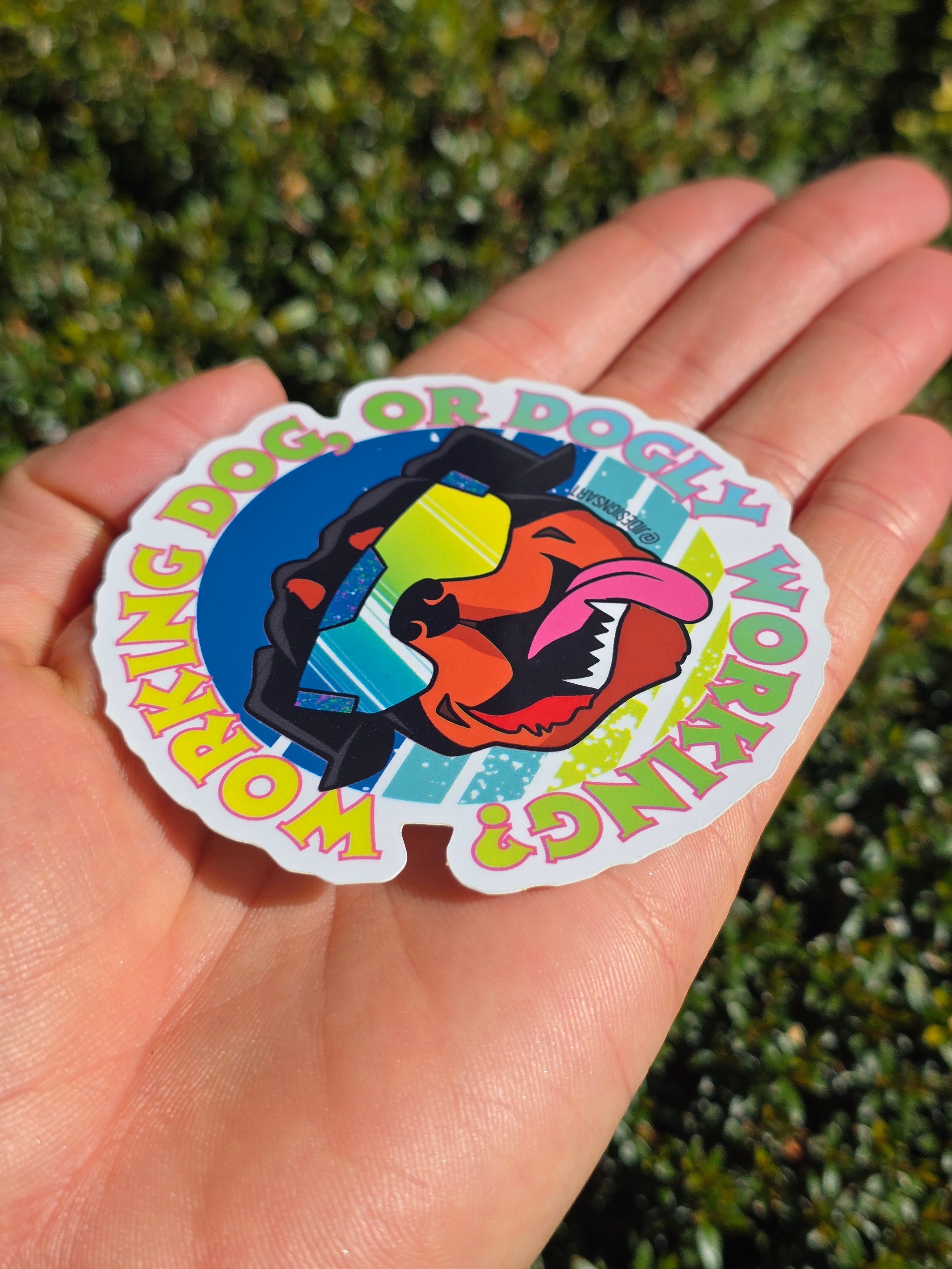 Working Party Dog Rottweiler Sticker