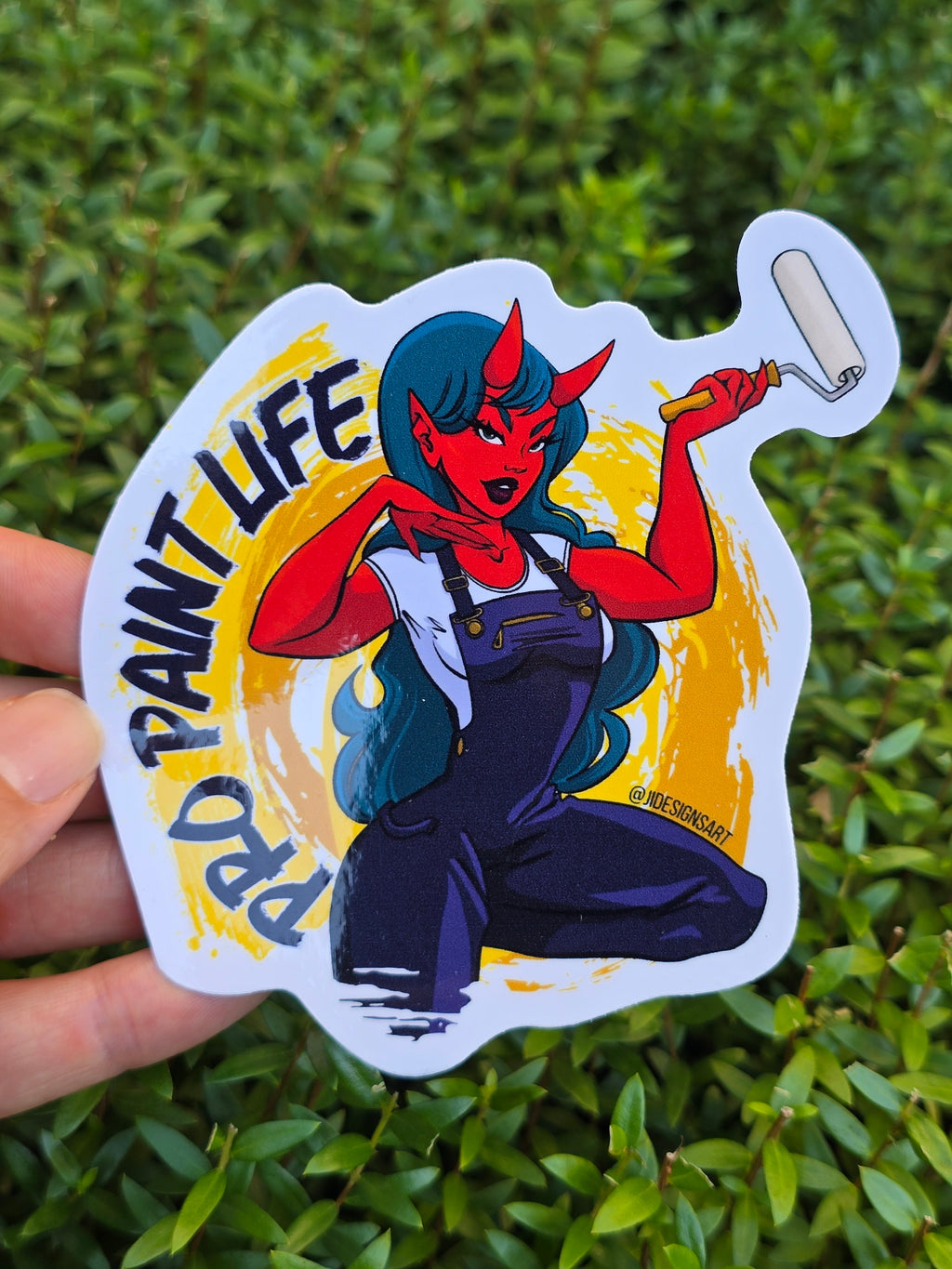 Professional Painter Trade Worker Weatherproof Sticker