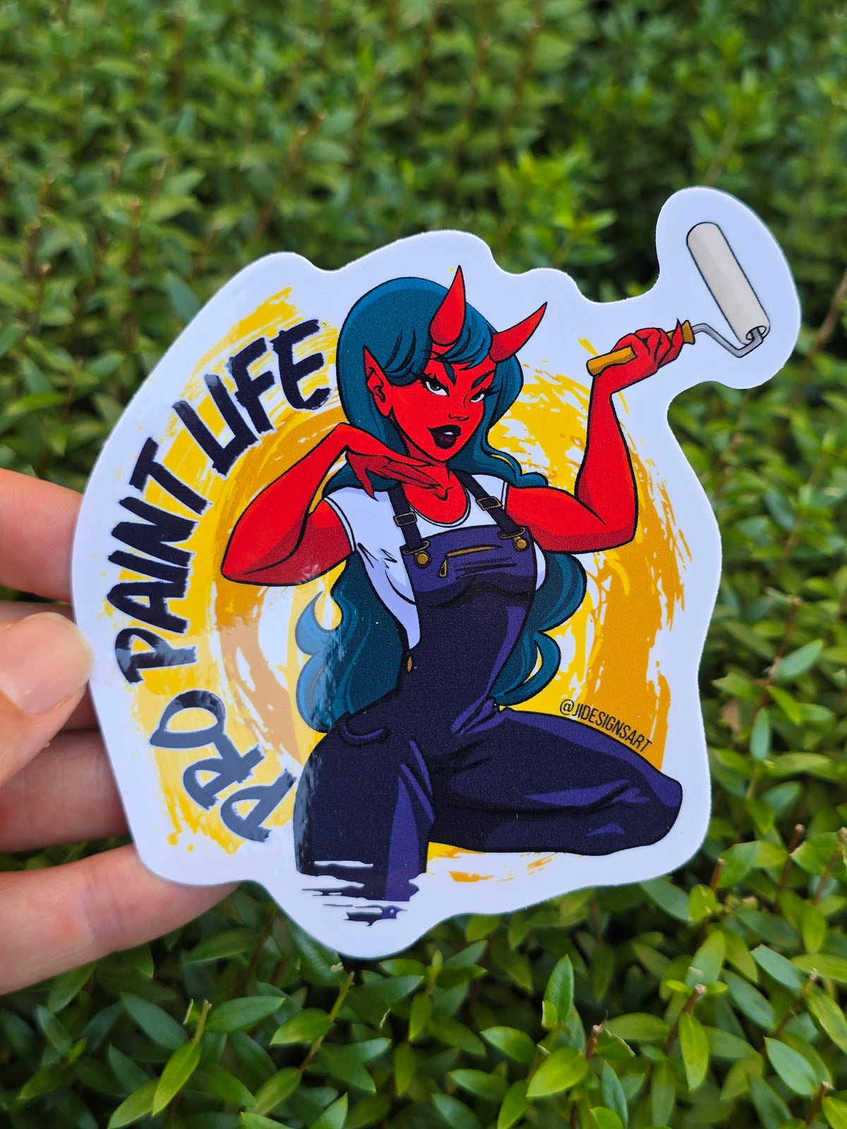 Professional Painter Trade Worker Weatherproof Sticker