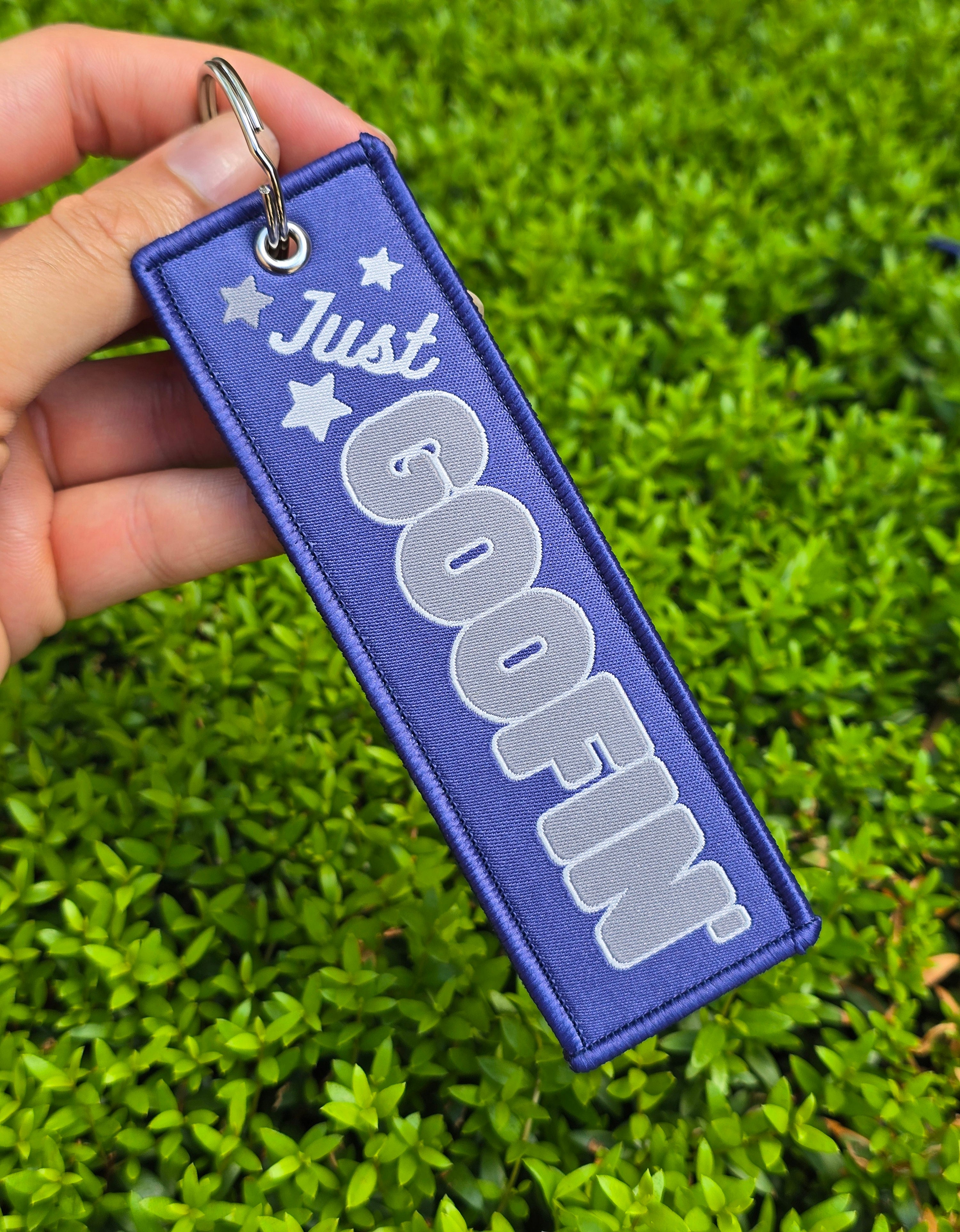 Just Goofin' Woven Jet Tag