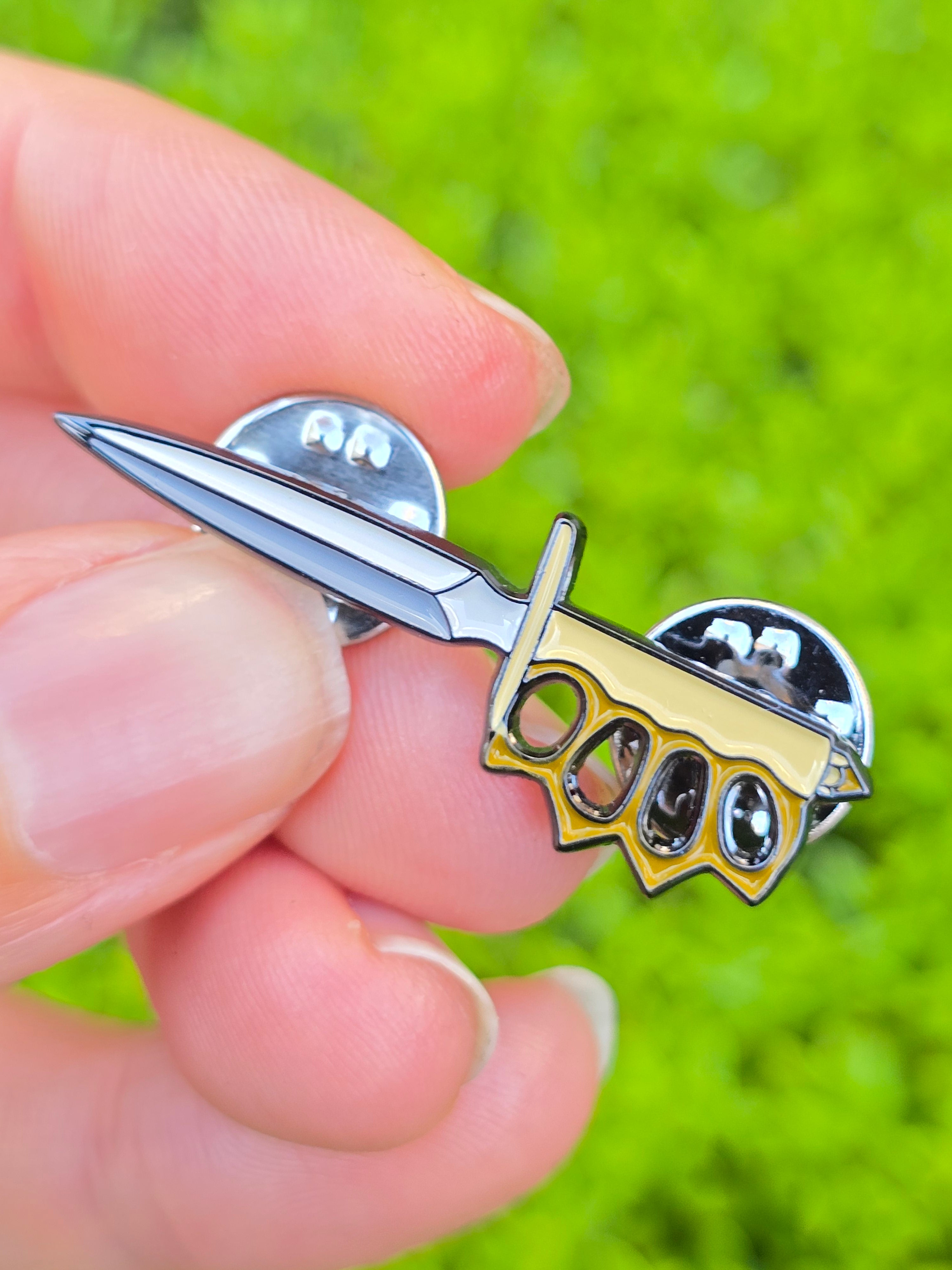 Play Time Trench Knife Soft Enamel Pin