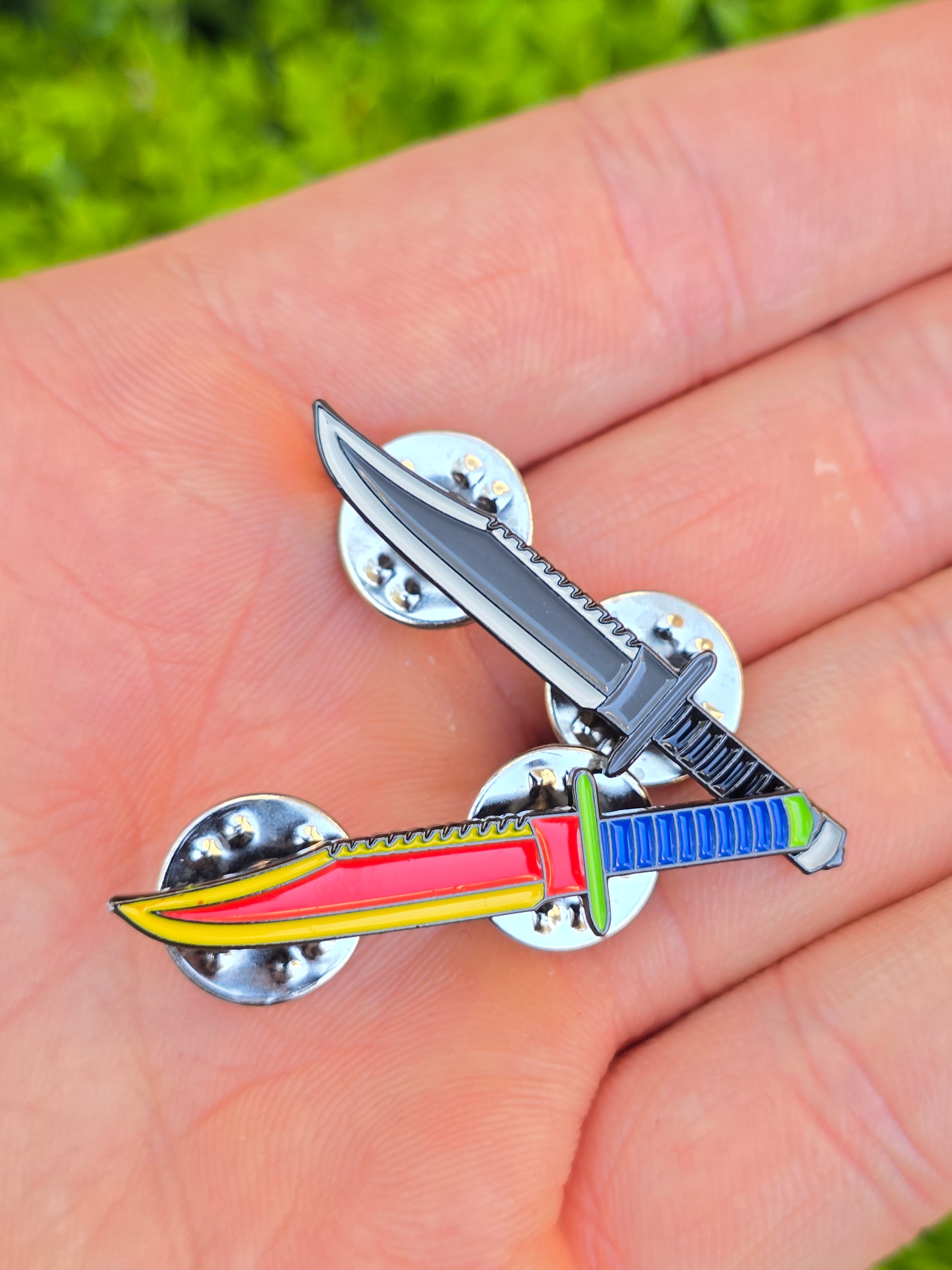 Play Time Tactical Knife Soft Enamel Pin