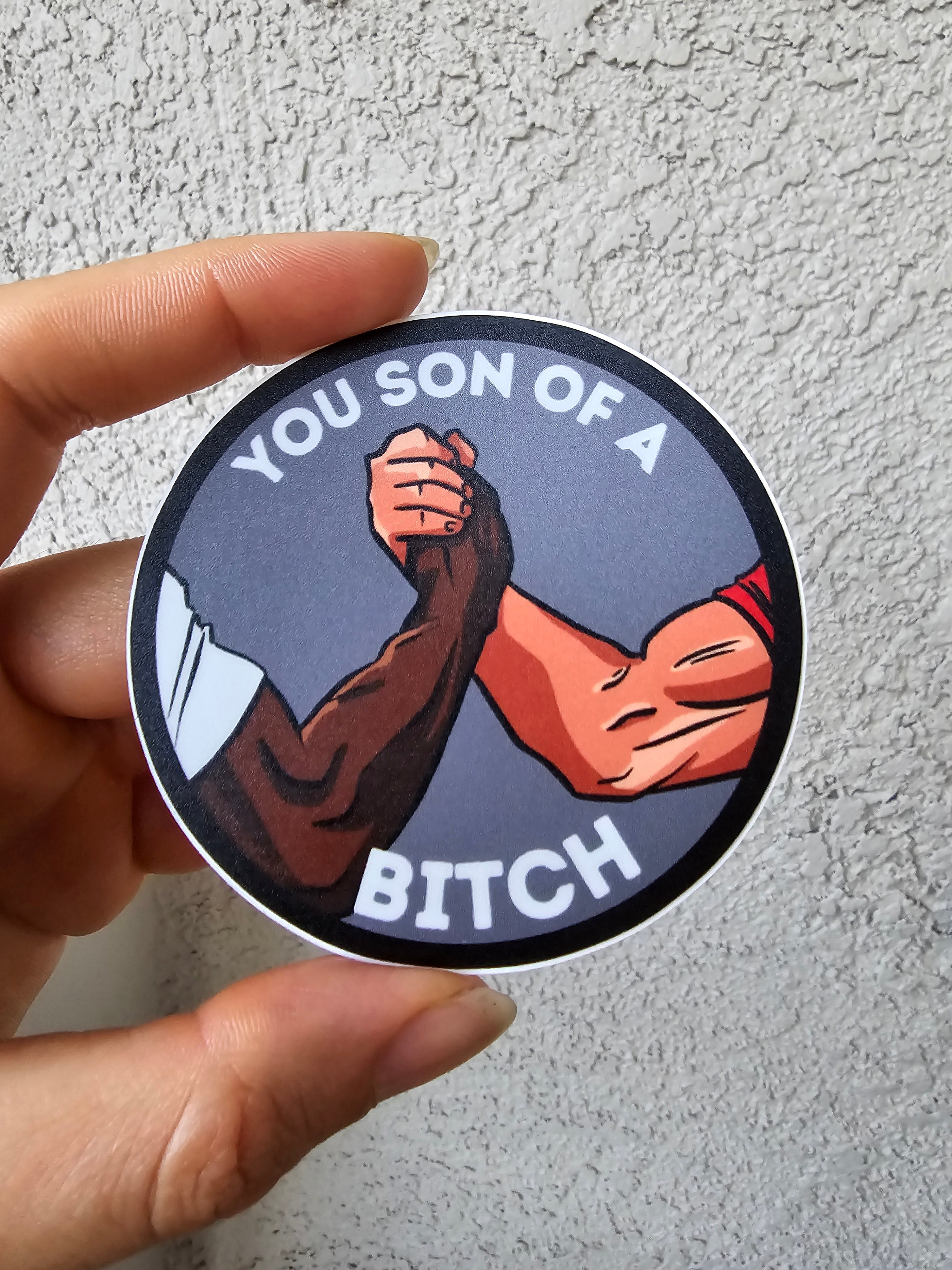 Iconic Handshake Sticker / waterproof decal