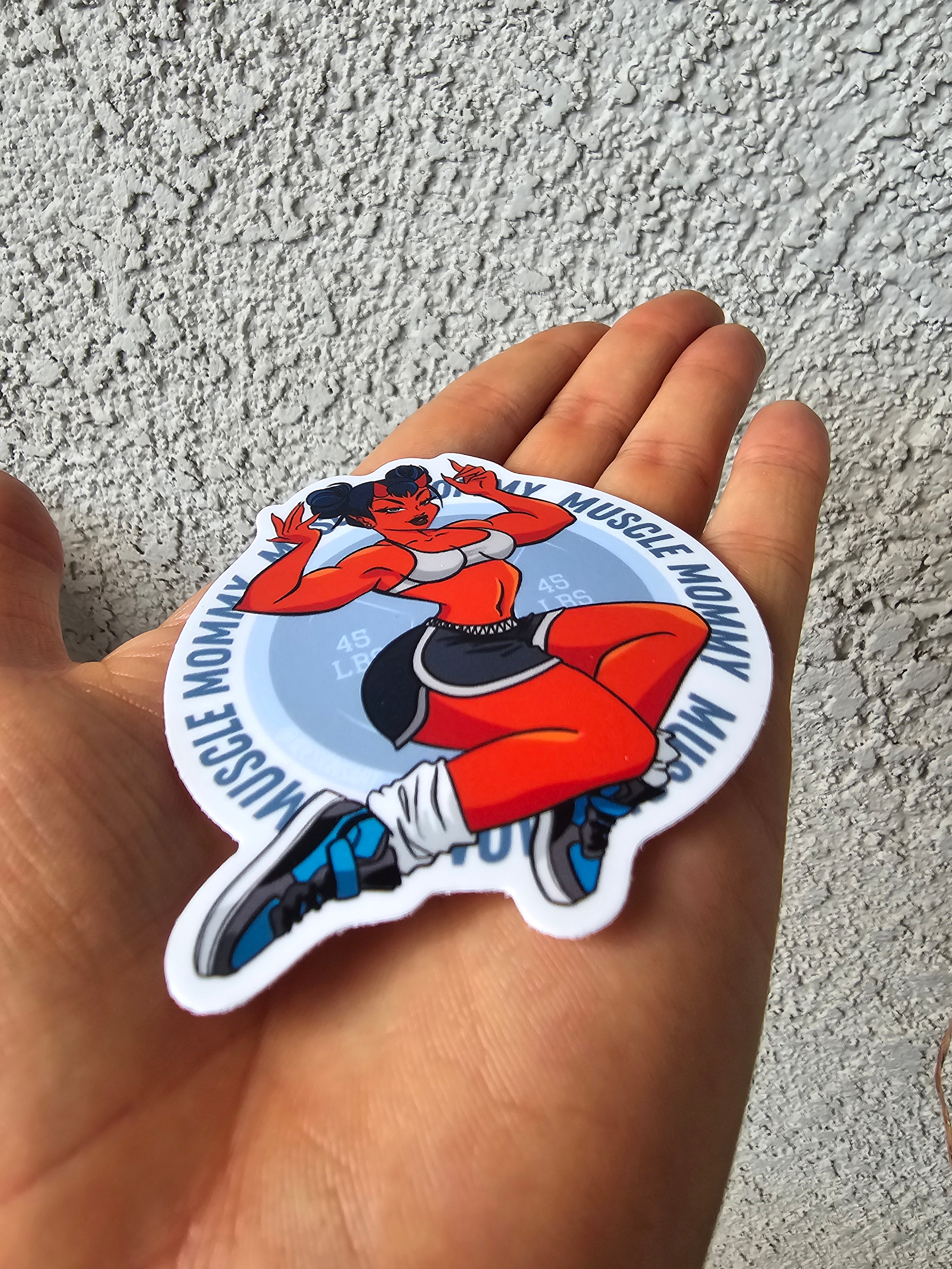 Muscle Mommy Sticker