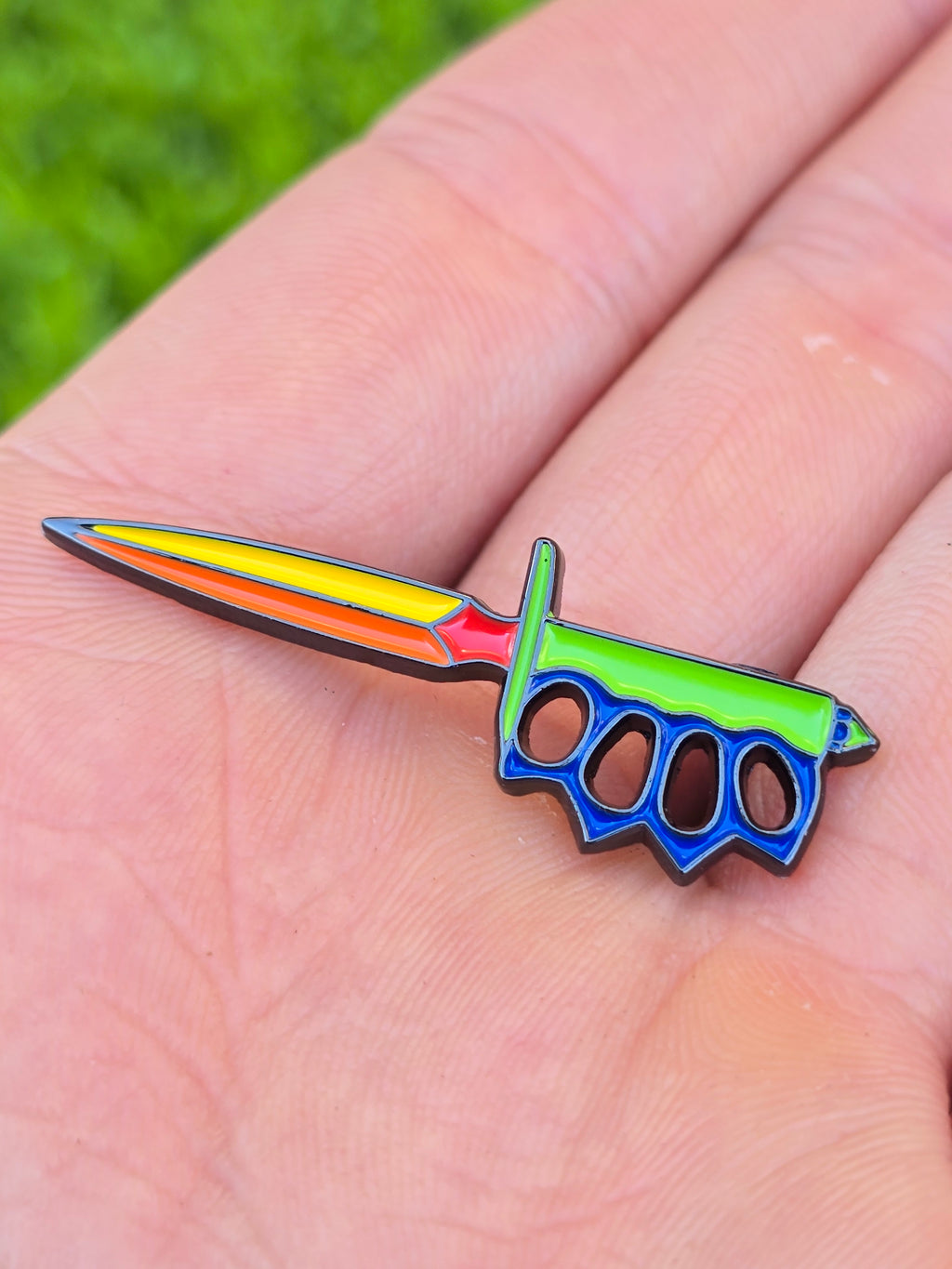 Play Time Trench Knife Soft Enamel Pin