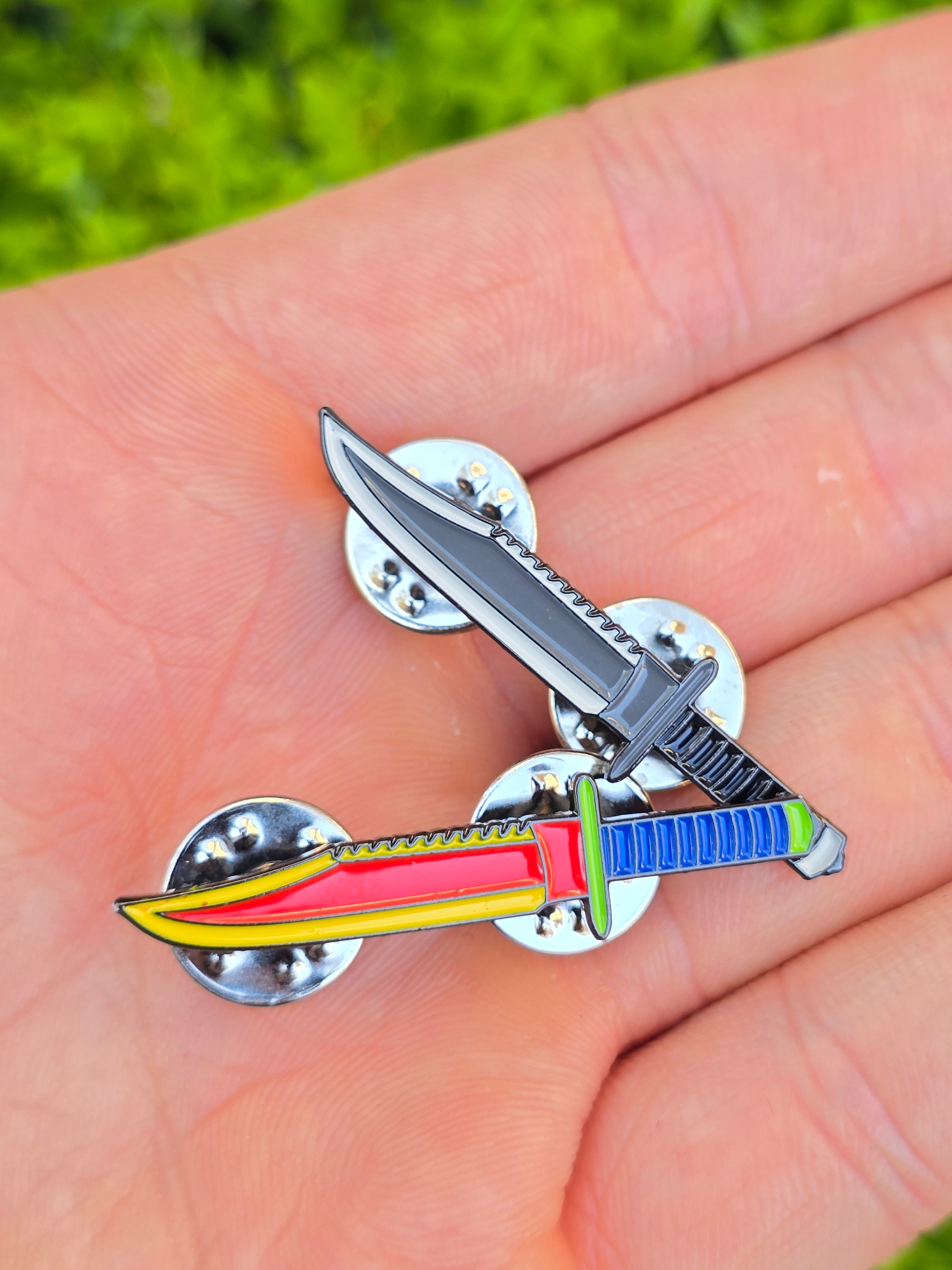 Play Time Tactical Knife Soft Enamel Pin
