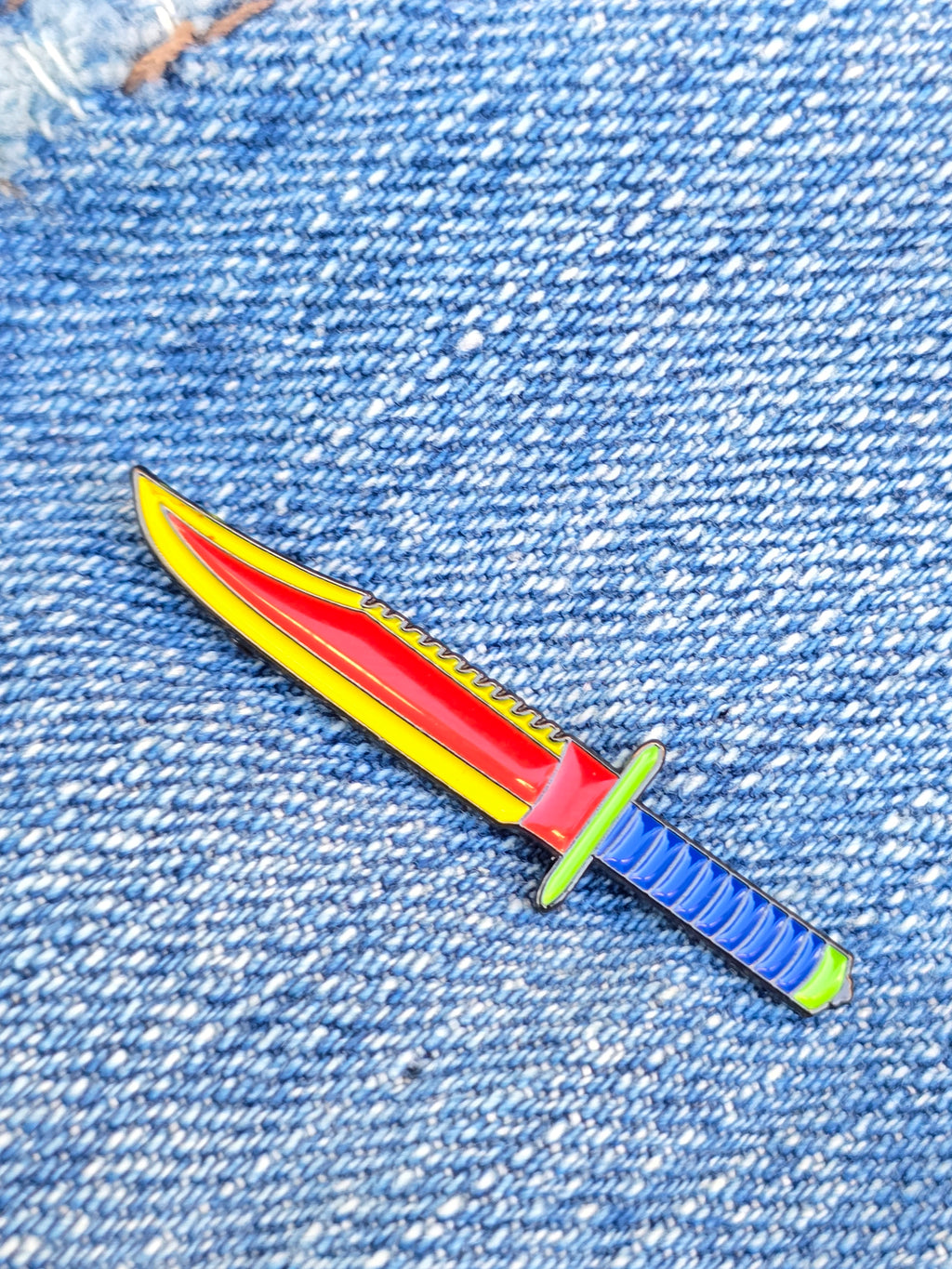 Play Time Tactical Knife Soft Enamel Pin