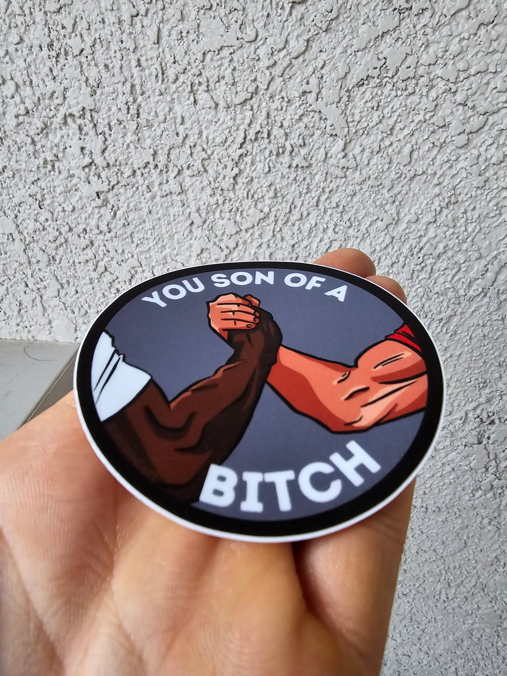 Iconic Handshake Sticker / waterproof decal