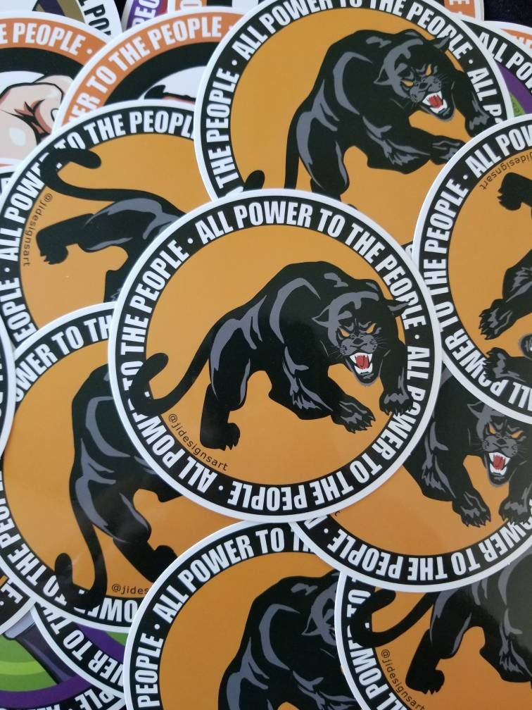 Black Power - Black Panthers decal sticker