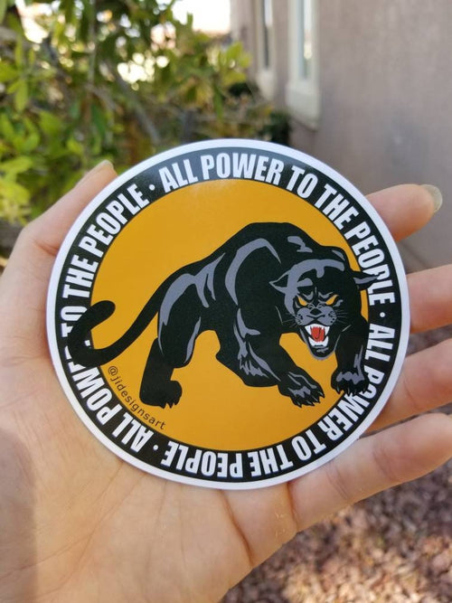Black Power - Black Panthers decal sticker