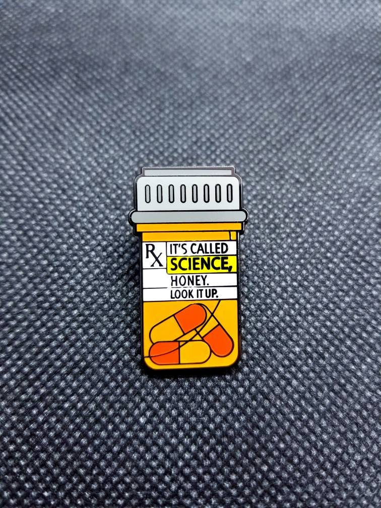 Pharmacy Prescription Bottle - Medical Science Enamel Pin - Med School